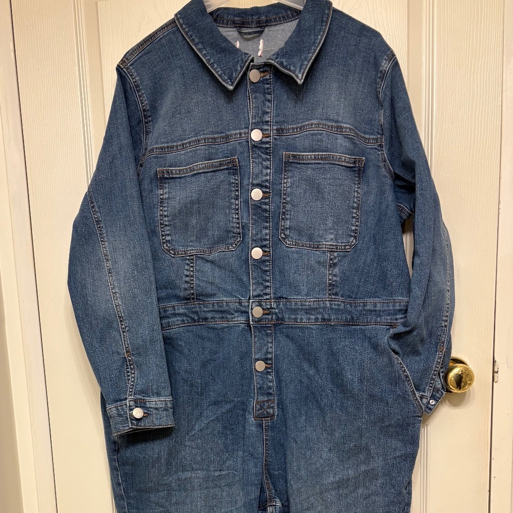 Addition Elle Plus size Denim Jumpsuit